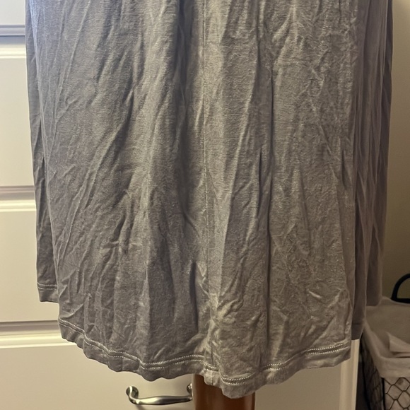 Soprano light gray tank style dress, fitted at bodice, flowy from there - Picture 7 of 12